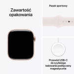 Apple Watch Series 10 (2024) GPS + Cellular 42 mm koperta aluminiowa Rose Gold + pasek Light Blush Sport Band S/M