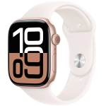 Apple Watch Series 10 (2024) GPS + Cellular 46 mm koperta aluminiowa Rose Gold + pasek Light Blush Sport Band M/L