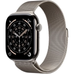 Apple Watch Series 10 (2024) GPS + Cellular 46 mm koperta tytanowa Natural + pasek Natural Milanese Loop M/L
