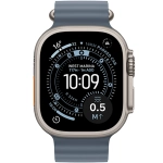 Apple Watch Ultra 3 (2025) GPS + Cellular 49mm koperta tytanowa Natural + pasek Anchor Blue Ocean Band