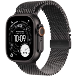 Apple Watch Ultra 3 (2025) GPS + Cellular 49mm koperta tytanowa Black + pasek Black Titanium Milanese Loop L