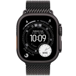 Apple Watch Ultra 3 (2025) GPS + Cellular 49mm koperta tytanowa Black + pasek Black Titanium Milanese Loop L