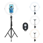 Lampa pierścieniowa AGFA LED ARL11XL Ring 11'' + Statyw + Pilot Czarna - Black