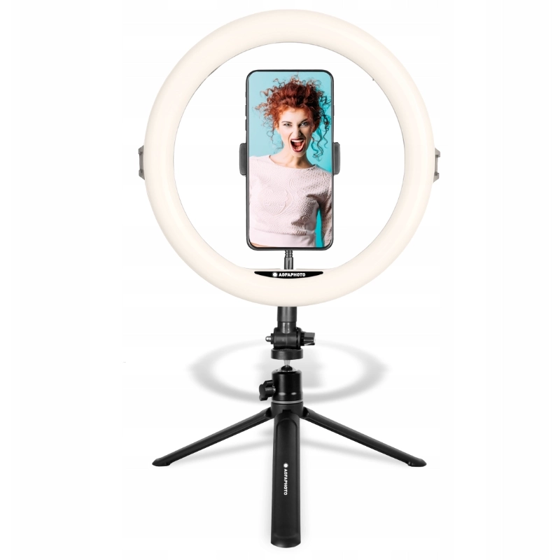 Lampa pierścieniowa AGFA ARL11 120 LED Ring VLOG + Statyw + Pilot