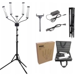 Poczwórna giętka elastyczna lampa LED Michael Marinelli M65 65W Czarna - Black