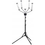 Poczwórna giętka elastyczna lampa LED Michael Marinelli M65 65W Czarna - Black