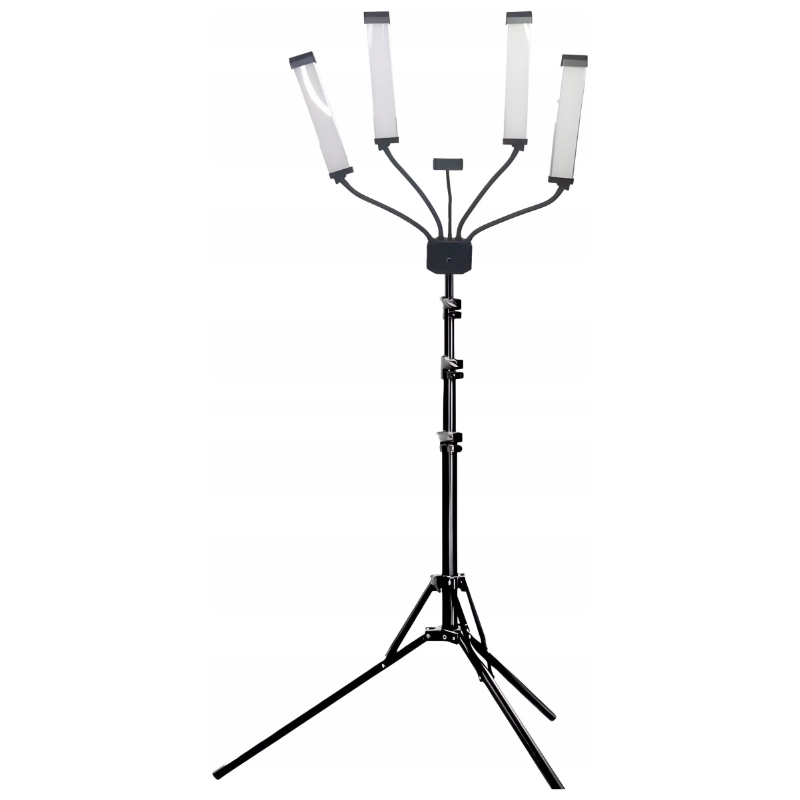 Poczwórna giętka elastyczna lampa LED Michael Marinelli M65 65W Czarna - Black