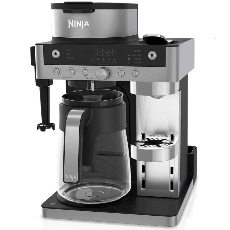 Ekspres kapsułkowy do kawy Ninja Prestige 2w1 Srebrny - Silver