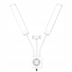Podwójna giętka lampa LED Michael Marinelli M46 Foto Video 40W + Pilot Biała - White
