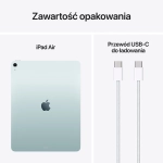 Tablet Apple iPad Air 13" 7 gen. (2025) M3 512GB Wi-Fi + Cellular Niebieski - Blue