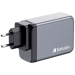 Ładowarka sieciowa Verbatim GNC-240 W 3 x USB-C/USB-A Szara - Grey