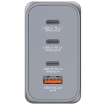 Ładowarka sieciowa Verbatim GNC-240 W 3 x USB-C/USB-A Szara - Grey