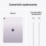 Tablet Apple iPad Air 13" 7 gen. (2025) M3 256GB Wi-Fi + Cellular Fioletowy - Purple