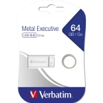 Pendrive Verbatim Metal Executive USB 2.0 64 GB Srebrny - Silver
