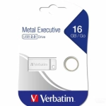 Pendrive Verbatim Metal Executive USB 2.0 16 GB Srebrny - Silver