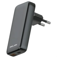 Ładowarka sieciowa Beline PD 3.0 + QC 3.0 1xUSB-C + 1xUSB 65 W Czarna - Black