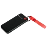 Dysk przenośny SSD Verbatim Pocket USB-C 3.2 Gen. 2 2 TB Czarno-czerwony - Black and red