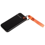 Dysk przenośny SSD Verbatim Pocket USB 3.2 Gen. 2 1 TB Czarno-pomarańczowy - Black and orange