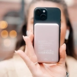 Powerbank indukcyjny Verbatim 'n' Go 15 W 5000 mAh Różowy - Pink