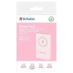 Powerbank indukcyjny Verbatim 'n' Go 15 W 5000 mAh Różowy - Pink