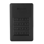 Dysk przenośny HDD na szyfr Verbatim Store 'n' Go 1 TB Czarny - Black