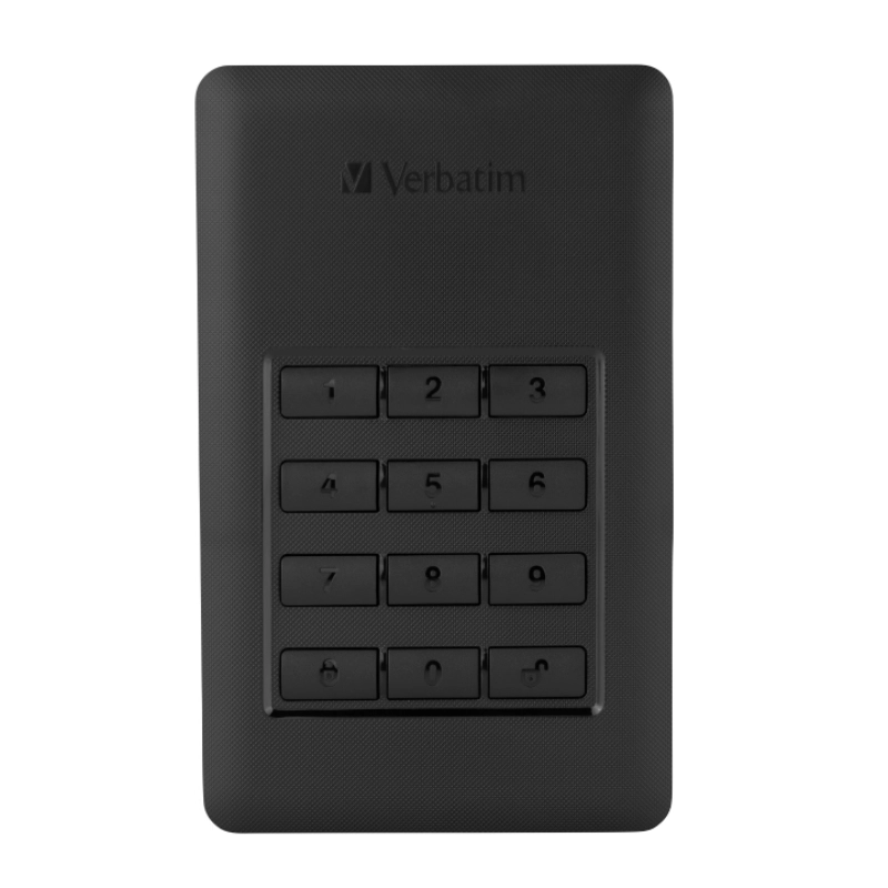 Dysk przenośny HDD na szyfr Verbatim Store 'n' Go 1 TB Czarny - Black