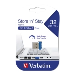 Pendrive Verbatim Store 'n' Stay NANO USB 3.2 Gen. 1 32 GB Niebieski - Blue