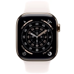 Apple Watch Series 11 (2025) GPS + Cellular 42mm koperta tytanowa Gold + pasek Light Blush Sport Band S/M