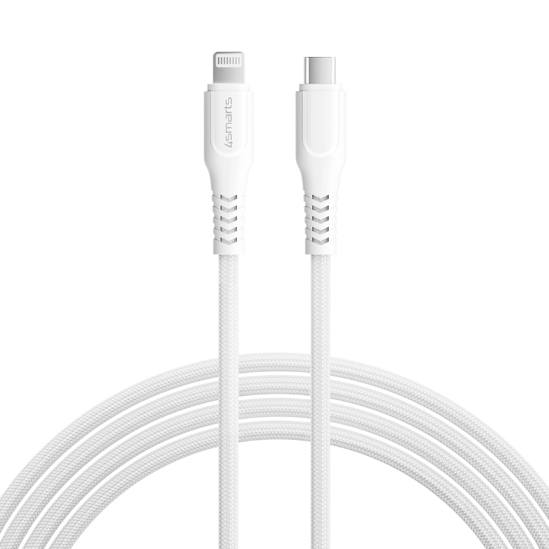 Kabel 4smarts RapidCord USB-C do Lightning Biały - White