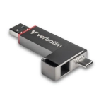 Pendrive Verbatim Dual QuickStick USB-C/USB-A 1 TB Srebrny - Silver