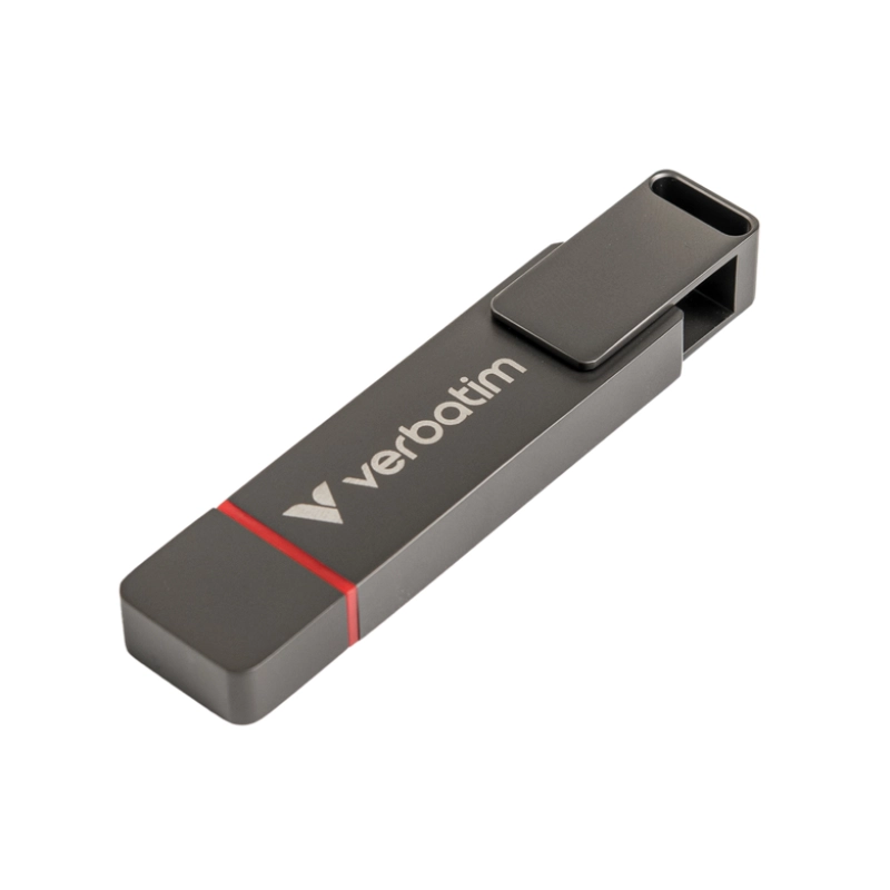 Pendrive Verbatim Dual QuickStick USB-C/USB-A 1 TB Srebrny - Silver