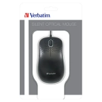 Mysz optyczna Verbatim Silent 49024 USB-A 1000 DPI Czarna - Black