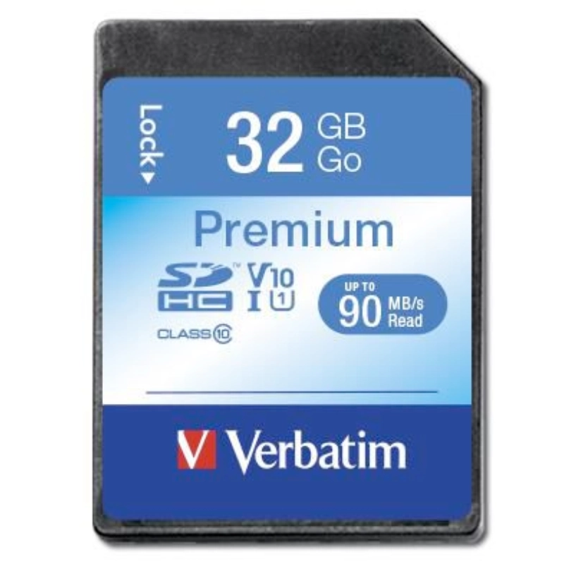 Karta pamięci Verbatim Premium U1 SDHC 32GB V10 Czarna - Black