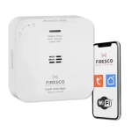 Czujnik tlenku węgla Firesco FCO-850 WF Biały - White