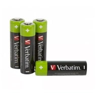 Akumulator Verbatim NiMH AA 2500 mAh Premium HR6 4 szt Czarny - Black