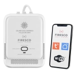 Czujnik gazu ziemnego Firesco JT-ZL2010W Biały - White