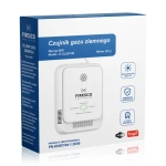 Czujnik gazu ziemnego Firesco JT-ZL2010W Biały - White