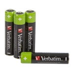 Akumulator Verbatim 950 mAh NiMH AAA Premium 4 szt Czarny - Black