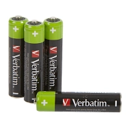 Akumulator Verbatim 950 mAh NiMH AAA Premium 4 szt Czarny - Black