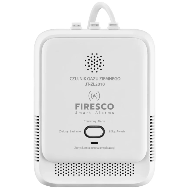 Czujnik gazu ziemnego Firesco JT-ZL2010 Biały - White