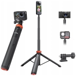 Statyw UURIG TP-03 do telefonu/aparatu/kamery + adapter GoPro/Czarny - Black