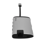 Hub wieloportowy Verbatim USB-C 8w1 Szary - Grey