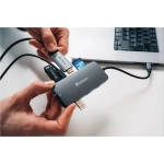 Hub wieloportowy Verbatim USB-C Pro 9w1 Szara - Grey