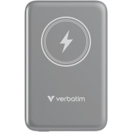 Powerbank indukcyjny Verbatim 'n' Go 15 W 10000 mAh 32249 Szary - Grey
