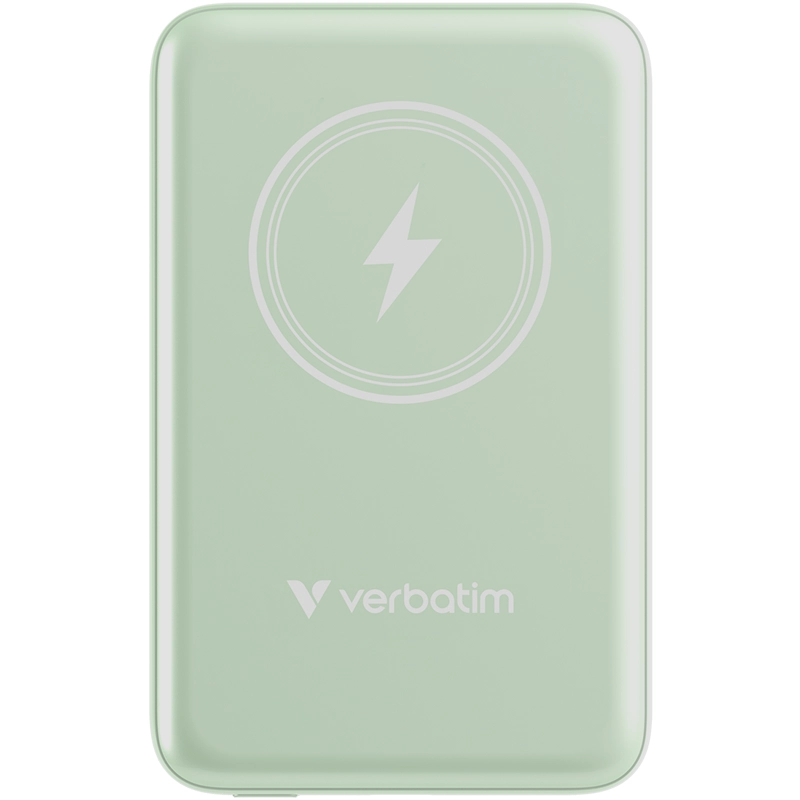 Powerbank indukcyjny Verbatim 'n' Go 15 W 5000 mAh 32241 Zielony - Green