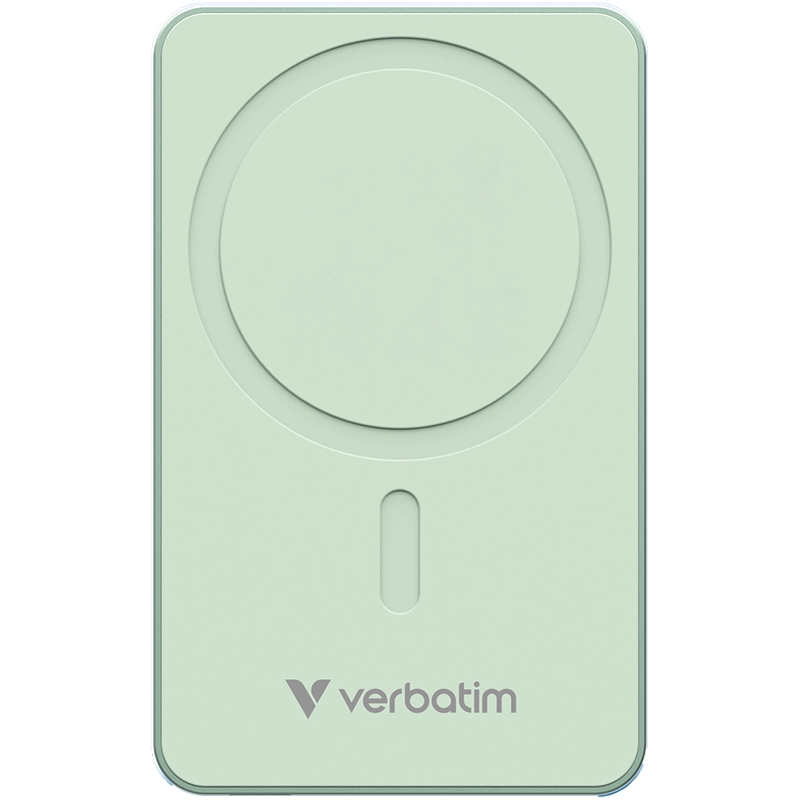 Powerbank indukcyjny Verbatim 'n' Go Essentials 15 W 5000 mAh 32226 Zielony - Green