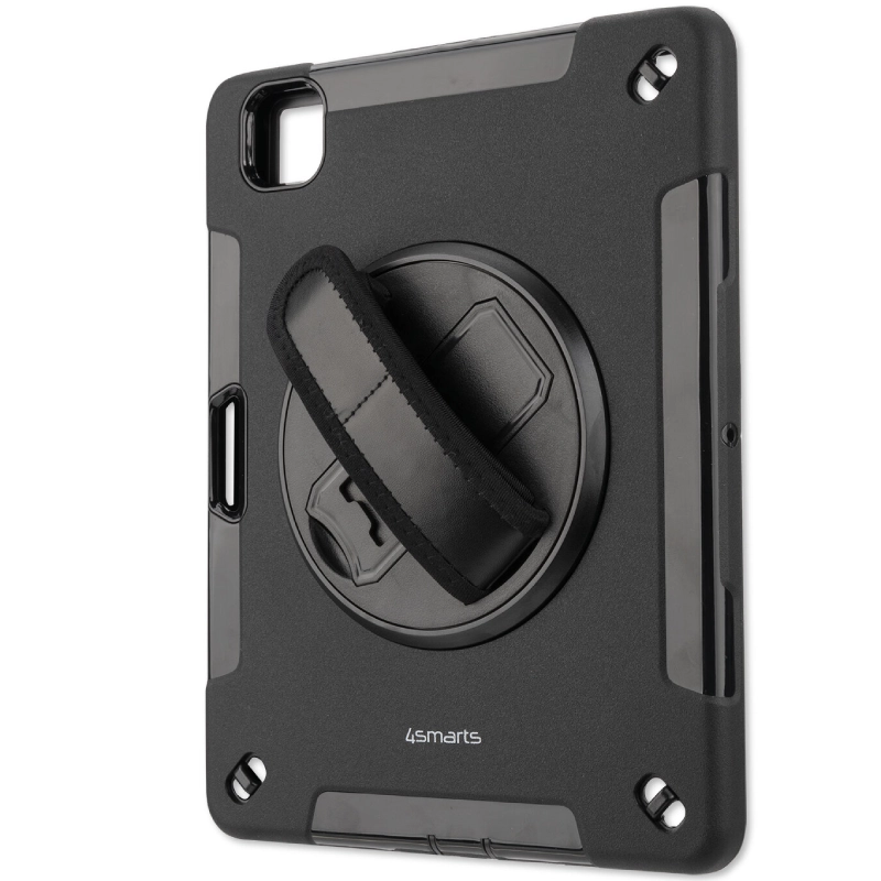 Etui do iPad Air/Pro 11" z uchwytem 4smarts Rugged Case Grip Czarne - Black
