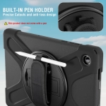 Etui do Samsung Galaxy Tab A11+ z uchwytem 4smarts Rugged Case Grip Czarne - Black