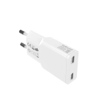 Ładowarka sieciowa 4smarts PDPlug Dual 30 W 2x USB-C Biała - White
