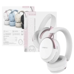 Słuchawki Somostel SMS-CJ34 Biało-różowe - White and pink